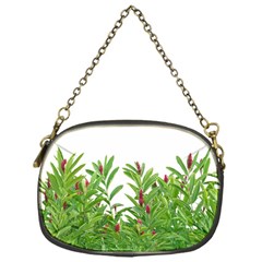 Tropical Floral Print Chain Purses (one Side)  by dflcprints