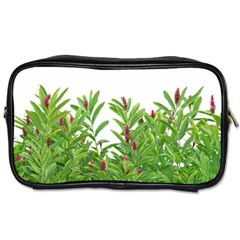 Tropical Floral Print Toiletries Bags by dflcprints