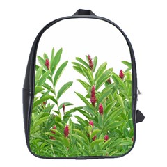 Tropical Floral Print School Bags (xl)  by dflcprints