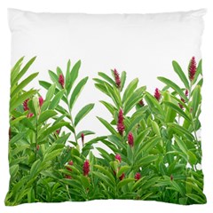 Tropical Floral Print Large Flano Cushion Case (one Side)