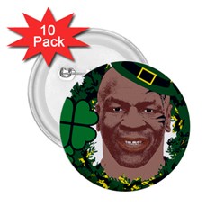 Kith Me I m Irith, Mike Tyson St Patrick s Day Design 2 25  Buttons (10 Pack)  by twistedimagetees