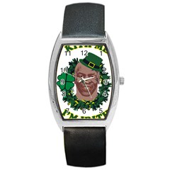 Kith Me I m Irith, Mike Tyson St Patrick s Day Design Barrel Style Metal Watch