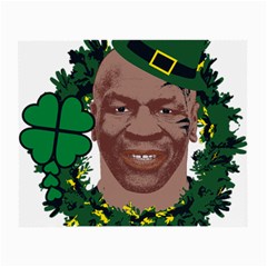 Kith Me I m Irith, Mike Tyson St Patrick s Day Design Small Glasses Cloth