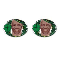 Kith Me I m Irith, Mike Tyson St Patrick s Day Design Cufflinks (oval) by twistedimagetees