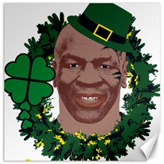 Kith Me I m Irith, Mike Tyson St Patrick s Day Design Canvas 12  X 12   by twistedimagetees