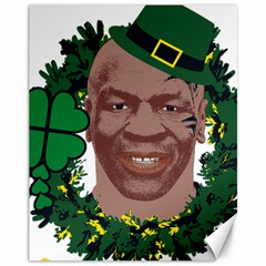 Kith Me I m Irith, Mike Tyson St Patrick s Day Design Canvas 11  X 14   by twistedimagetees