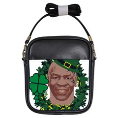 Kith Me I m Irith, Mike Tyson St Patrick s Day Design Girls Sling Bags by twistedimagetees