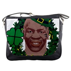 Kith Me I m Irith, Mike Tyson St Patrick s Day Design Messenger Bags by twistedimagetees