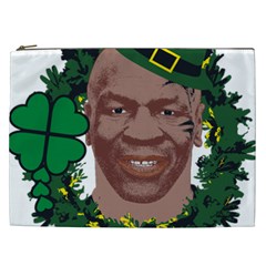 Kith Me I m Irith, Mike Tyson St Patrick s Day Design Cosmetic Bag (xxl)  by twistedimagetees