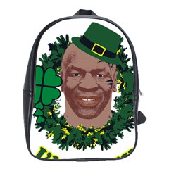 Kith Me I m Irith, Mike Tyson St Patrick s Day Design School Bags (xl)  by twistedimagetees