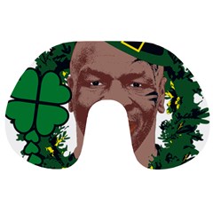 Kith Me I m Irith, Mike Tyson St Patrick s Day Design Travel Neck Pillows by twistedimagetees