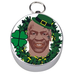 Kith Me I m Irith, Mike Tyson St Patrick s Day Design Silver Compasses by twistedimagetees