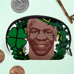 Kith Me I m Irith, Mike Tyson St Patrick s Day Design Accessory Pouches (large)  by twistedimagetees