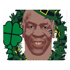 Kith Me I m Irith, Mike Tyson St Patrick s Day Design Double Sided Flano Blanket (large)  by twistedimagetees