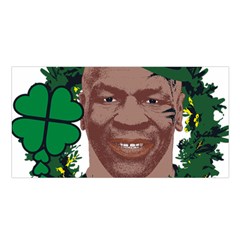 Kith Me I m Irith, Mike Tyson St Patrick s Day Design Satin Shawl by twistedimagetees