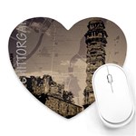 Chittorgarh Heart Mousepads Front