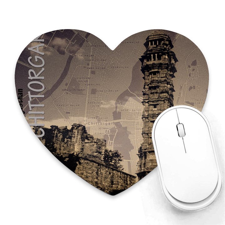 Chittorgarh Heart Mousepads