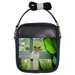 Butterfly #17 Girls Sling Bags Front