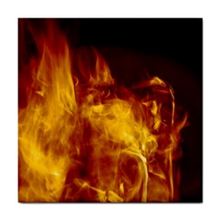 Ablaze Abstract Afire Aflame Blaze Tile Coasters by Amaryn4rt