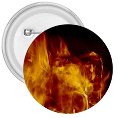 Ablaze Abstract Afire Aflame Blaze 3  Buttons by Amaryn4rt