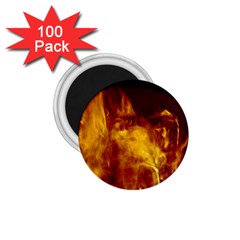 Ablaze Abstract Afire Aflame Blaze 1 75  Magnets (100 Pack)  by Amaryn4rt