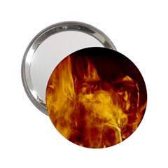 Ablaze Abstract Afire Aflame Blaze 2 25  Handbag Mirrors