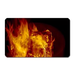 Ablaze Abstract Afire Aflame Blaze Magnet (rectangular)