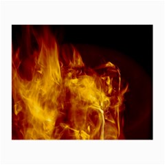 Ablaze Abstract Afire Aflame Blaze Small Glasses Cloth