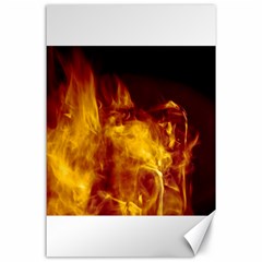 Ablaze Abstract Afire Aflame Blaze Canvas 24  X 36 