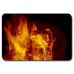 Ablaze Abstract Afire Aflame Blaze Large Doormat 