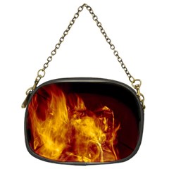 Ablaze Abstract Afire Aflame Blaze Chain Purses (two Sides) 