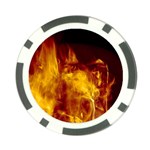 Ablaze Abstract Afire Aflame Blaze Poker Chip Card Guard (10 pack) Front