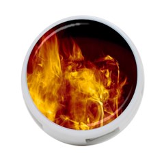 Ablaze Abstract Afire Aflame Blaze 4-port Usb Hub (two Sides) 