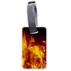 Ablaze Abstract Afire Aflame Blaze Luggage Tags (one Side) 