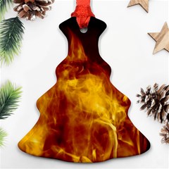 Ablaze Abstract Afire Aflame Blaze Ornament (christmas Tree)  by Amaryn4rt