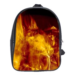 Ablaze Abstract Afire Aflame Blaze School Bags (xl)  by Amaryn4rt