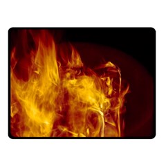 Ablaze Abstract Afire Aflame Blaze Double Sided Fleece Blanket (small) 