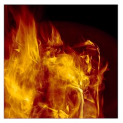 Ablaze Abstract Afire Aflame Blaze Large Satin Scarf (square)