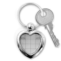 Abstract Architecture Contemporary Key Chains (heart) 