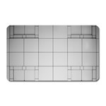 Abstract Architecture Contemporary Magnet (Rectangular) Front