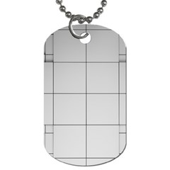 Abstract Architecture Contemporary Dog Tag (two Sides)