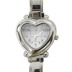 Abstract Architecture Contemporary Heart Italian Charm Watch by Amaryn4rt