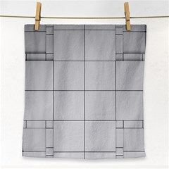 Abstract Architecture Contemporary Face Towel