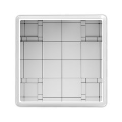 Abstract Architecture Contemporary Memory Card Reader (square)  by Amaryn4rt