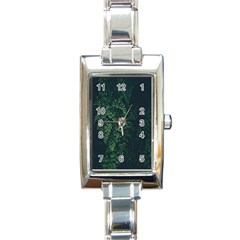 Abstract Art Background Biology Rectangle Italian Charm Watch