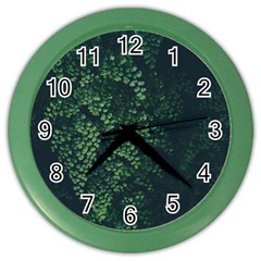 Abstract Art Background Biology Color Wall Clocks by Amaryn4rt