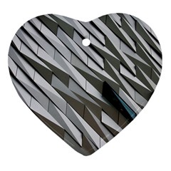 Abstract Background Geometry Block Ornament (heart)