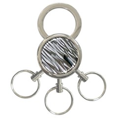 Abstract Background Geometry Block 3-ring Key Chains