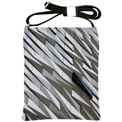 Abstract Background Geometry Block Shoulder Sling Bags by Amaryn4rt