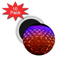 Abstract Ball Colorful Colors 1 75  Magnets (10 Pack) 